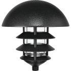 RAB 100W Max Four Tier Dome Top Landscape Light - Black - 120V