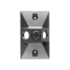 RAB 3 Hole Die Cast 4" Rectangular Cover - Bronze