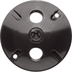 RAB 3 Hole Die Cast 4" Round Cover - Bronze