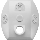 RAB Universal Weatherproof Mounting Plate - White
