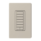 Lutron RadioRA 2 seeTouch CL Hybrid Keypad - 6 Button w/ Raise-Lower - Taupe