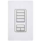 Lutron RadioRA 2 seeTouch Wall-Mount Designer Keypad - 4 Scene w/ Raise-Lower - Light Almond