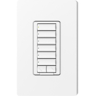 Lutron RadioRA 2 seeTouch Wall-Mount Designer Keypad - 6 Button w/ Raise-Lower - Snow