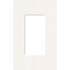 Lutron Claro Screwless Designer Wallplate - 1 Gang - Brilliant White