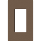 Lutron Claro Screwless Designer Wallplate - 1 Gang - Espresso