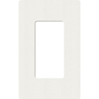 Lutron Claro Screwless Designer Wallplate - 1 Gang - Glacier White