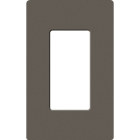 Lutron Claro Screwless Designer Wallplate - 1 Gang - Truffle