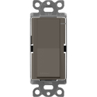 Lutron Claro Single-Pole Switch - 15A - Truffle