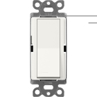 Lutron Claro 3-Way Switch - 15A - Glacier White