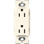 Lutron Claro 15A Receptacle - Biscuit