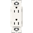 Lutron Claro 15A Receptacle - Brilliant White