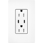 Lutron Claro 15A Tamper-Resistant USB Type C Duplex Receptacle - Brilliant White