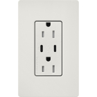 Lutron Claro 15A Tamper-Resistant USB Type C Duplex Receptacle - Lunar Gray