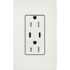 Lutron Claro 15A Tamper-Resistant USB Type C Duplex Receptacle - Architectural White
