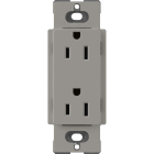 Lutron Claro 15A Receptacle - Cobblestone