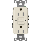 Lutron Claro 15A GFCI Receptacle - Tamper Resistant - Pumice