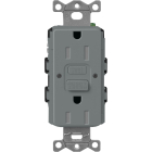 Lutron Claro 15A GFCI Receptacle - Tamper Resistant - Slate