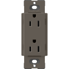 Lutron Claro 15A Receptacle - Truffle