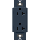 Lutron Claro 20A Duplex Receptacle - Deep Sea