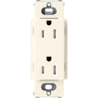 Lutron Claro 15A Tamper Resistant Receptacle - Biscuit