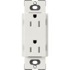 Lutron Claro 15A Tamper Resistant Receptacle - Lunar Gray