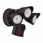 Westgate SL LED Security Light - Motion Sensor - 30W - CCT Selectable - 2,800 Lumens - 120-277V - Bronze