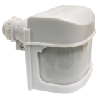 Westgate 240 Degree PIR Motion Sensor Short Arm 350W Max - IP65 - White