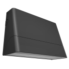 RAB SLIM22 Large LED Adjustable Wall Pack - Battery Backup - Photocell - 75 | 100 | 125 | 150W - CCT Selectable - 120-277V - Bronze