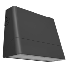 RAB SLIM22 Small LED Adjustable Wall Pack - Battery Backup - Photocell - 30 | 40 | 50 | 60W - CCT Selectable - 120-277V - Bronze