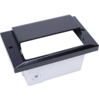 NSL 5W LED Step Star Step Light - Scoop Cover - 3000K - 468 Lumens - 120V - Black