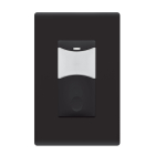 SensorWorx Wall Switch Sensor - Dual Tech + Daylight Detection - 1-Pole - Auto On - 120-277V - Black