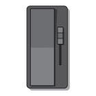 DiodeLED SWITCHEX+ R1 Faceplate Only - Black