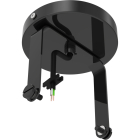 RAB Track Light Ceiling Mount Kit - Large - Black