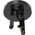 RAB Track Light Ceiling Mount Kit - Medium - Black