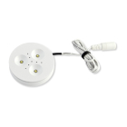 DiodeLED 3W Triant 2 LED Puck Light - 3000K - 392 Lumens - 12-24V - White