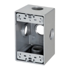 Westgate One-Gang Deep Weatherproof Box - 1/2