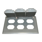 Westgate Three-Gang 3 Duplex Receptacle Cover
