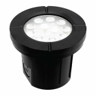 Westgate WLL-105 Integrated LED Well Light - Flat Lens - 6W - 3000K - 580 Lumens - 12V - Black