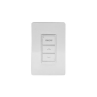 MaxLite Battery Powered 3-Button Wall Switch - Bluetooth - White