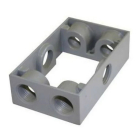 Westgate One-Gang Extension Box - 1/2” Trade Size - 6 Outlet Holes