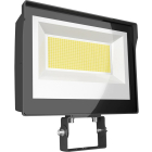 RAB 80W X17 LED Flood Light - Trunnion Mount - Photocell - CCT Selectable - 11,509 Lumens - 120-277V - Bronze
