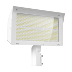 RAB X22 LED Flood Light - 160 | 190 | 220 | 250W - Dual Mount - Photocell - 120-277V - White