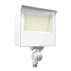 RAB X22 LED Flood Light - 30 | 40 | 50 | 60W - Dual Mount - Photocell - 120-277V - White