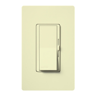 Lutron Diva Electronic Low-Voltage Single-Pole Dimmer - 300W Max - Almond