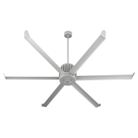 Oxygen Lighting Enorme 78" Outdoor Ceiling Fan - 120V - Classic Nickel