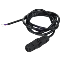 SATCO|NUVO Whip Connector - 5.5FT - IP68 Rated - Black - 0-10V Dimming