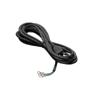 WAC Lighting H-Track 3-Wire Power Cord with Ground - 120V - Black