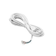 WAC Lighting H-Track 3-Wire Power Cord with Ground - 120V - White