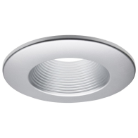 SATCO|NUVO Deep Baffle Trim - 5/6" - Brushed Nickel Finish