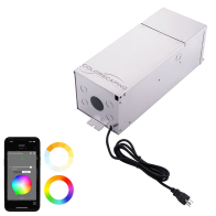 WAC Lighting Colorscaping Smart Indoor / Outdoor Magnetic 300W Power Supply - 12V - Stainless Steel